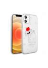 Apple iPhone 11 Kılıf Şeffaf Figürlü Redclick Folk Sert Kapak