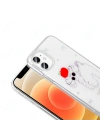 Apple iPhone 11 Kılıf Şeffaf Figürlü Redclick Folk Sert Kapak