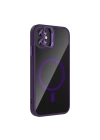 Apple iPhone 11 Kılıf Standlı ve Kamera Lens Hediyeli M-Safe Şarj Özellikli Redclick Etro Kapak