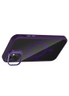 Apple iPhone 11 Kılıf Standlı ve Kamera Lens Hediyeli M-Safe Şarj Özellikli Redclick Etro Kapak