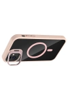 Apple iPhone 11 Kılıf Standlı ve Kamera Lens Hediyeli M-Safe Şarj Özellikli Redclick Etro Kapak