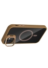 Apple iPhone 11 Kılıf Standlı ve Kamera Lens Hediyeli M-Safe Şarj Özellikli Redclick Etro Kapak