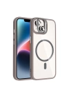 Apple iPhone 13 Kılıf Standlı ve Kamera Lens Hediyeli M-Safe Şarj Özellikli Redclick Etro Kapak