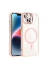 Apple iPhone 13 Kılıf Standlı ve Kamera Lens Hediyeli M-Safe Şarj Özellikli Redclick Etro Kapak