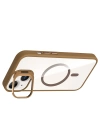 Apple iPhone 13 Kılıf Standlı ve Kamera Lens Hediyeli M-Safe Şarj Özellikli Redclick Etro Kapak