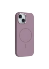 Apple iPhone 14 Kılıf M-Safe Şarj Özellikli Metal Kamera Çerçeveli Redclick Edi Silikon Kapak