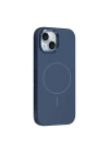 Apple iPhone 14 Kılıf M-Safe Şarj Özellikli Metal Kamera Çerçeveli Redclick Edi Silikon Kapak