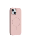 Apple iPhone 14 Kılıf M-Safe Şarj Özellikli Metal Kamera Çerçeveli Redclick Edi Silikon Kapak