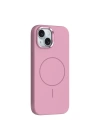Apple iPhone 14 Kılıf M-Safe Şarj Özellikli Metal Kamera Çerçeveli Redclick Edi Silikon Kapak