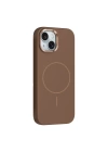 Apple iPhone 14 Kılıf M-Safe Şarj Özellikli Metal Kamera Çerçeveli Redclick Edi Silikon Kapak