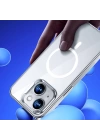 Apple iPhone 14 Kılıf Magsafe Şarj Özellikli Cam Yüzey Benks Electroplated Kapak