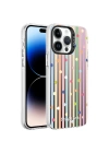 Apple iPhone 14 Pro Kılıf Desenli Redclick Silver Sert Kapak