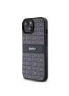 Apple iPhone 15 Kılıf DKNY Orjinal Lisanslı 3D Yazılı Repeat Texture Pattern Kapak