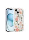 Apple iPhone 15 Kılıf Kamera Korumalı Desenli Redclick Klip Kapak