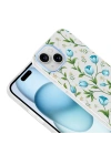 Apple iPhone 15 Kılıf Kamera Korumalı Desenli Redclick Klip Kapak