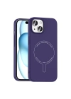 Apple iPhone 15 Kılıf M-Safe Şarj Özellikli Kamera Korumalı Redclick Elio Sert PC Kapak