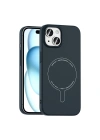 Apple iPhone 15 Kılıf M-Safe Şarj Özellikli Kamera Korumalı Redclick Elio Sert PC Kapak