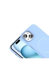Apple iPhone 15 Kılıf M-Safe Şarj Özellikli Kamera Korumalı Redclick Elio Sert PC Kapak