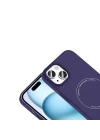 Apple iPhone 15 Kılıf M-Safe Şarj Özellikli Kamera Korumalı Redclick Elio Sert PC Kapak