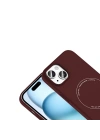 Apple iPhone 15 Kılıf M-Safe Şarj Özellikli Kamera Korumalı Redclick Elio Sert PC Kapak