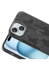 Apple iPhone 15 Kılıf M-Safe Şarj Özellikli Kamuflaj Tasarımlı Redclick Sera Sert PC Kapak