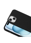 Apple iPhone 15 Kılıf M-Safe Şarj Özellikli Kumaş Tasarımlı Redclick Miami Sert PC Kapak