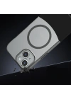 Apple iPhone 15 Kılıf M-Safe Şarj Özellikli Mıknatıslı Redclick Duble Kapak