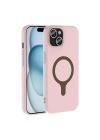 Apple iPhone 15 Kılıf M-Safe Şarj Özellikli Redclick Aris Silikon Kapak