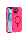 Apple iPhone 15 Kılıf M-Safe Şarj Özellikli Redclick Aris Silikon Kapak