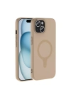 Apple iPhone 15 Kılıf M-Safe Şarj Özellikli Redclick Aris Silikon Kapak