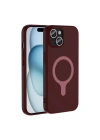 Apple iPhone 15 Kılıf M-Safe Şarj Özellikli Redclick Aris Silikon Kapak
