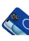 Apple iPhone 15 Kılıf M-Safe Şarj Özellikli Redclick Aris Silikon Kapak
