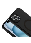 Apple iPhone 15 Kılıf M-Safe Şarj Özellikli Redclick Aris Silikon Kapak