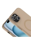 Apple iPhone 15 Kılıf M-Safe Şarj Özellikli Redclick Aris Silikon Kapak