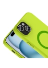 Apple iPhone 15 Kılıf M-Safe Şarj Özellikli Redclick Aris Silikon Kapak