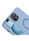 Apple iPhone 15 Kılıf M-Safe Şarj Özellikli Redclick Aris Silikon Kapak