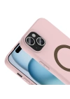 Apple iPhone 15 Kılıf M-Safe Şarj Özellikli Redclick Aris Silikon Kapak