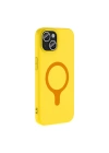 Apple iPhone 15 Kılıf M-Safe Şarj Özellikli Redclick Aris Silikon Kapak