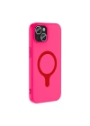 Apple iPhone 15 Kılıf M-Safe Şarj Özellikli Redclick Aris Silikon Kapak