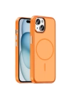 Apple iPhone 15 Kılıf M-Safe Şarj Özellikli Redclick Lora PC Kapak