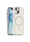 Apple iPhone 15 Kılıf M-Safe Şarj Özellikli Redclick Lora PC Kapak