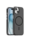 Apple iPhone 15 Kılıf M-Safe Şarj Özellikli Redclick Lora PC Kapak
