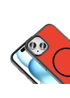 Apple iPhone 15 Kılıf M-Safe Şarj Özellikli Redclick Lora PC Kapak
