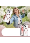 Apple iPhone 15 Kılıf M-safe Şarj Özellikli Redclick Tera Silikon Kapak