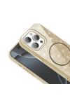 Apple iPhone 15 Pro Kılıf Magsafe Şarj Özellikli Parlayan Simli Redclick Okso Kapak