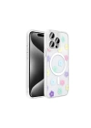Apple iPhone 15 Pro Max Kılıf M-Safe Şarj Özellikli Şeffaf Redclick Folk Sert Kapak