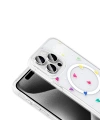 Apple iPhone 15 Pro Max Kılıf M-Safe Şarj Özellikli Şeffaf Redclick Folk Sert Kapak