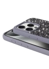 Apple iPhone 15 Pro Max Kılıf Parlak Taşlı Tasarım Redclick Pırlanta Kapak