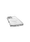 Apple iPhone 16 Kılıf Magsafe Şarj Özellikli Raptic Air Serisi Airbag Tasarımlı Metal Köşelikli Şeffaf Kapak