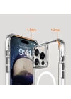 Apple iPhone 16 Pro Kılıf Redclick Magsafe Şarj Özellikli T-Max Magsafe Kapak